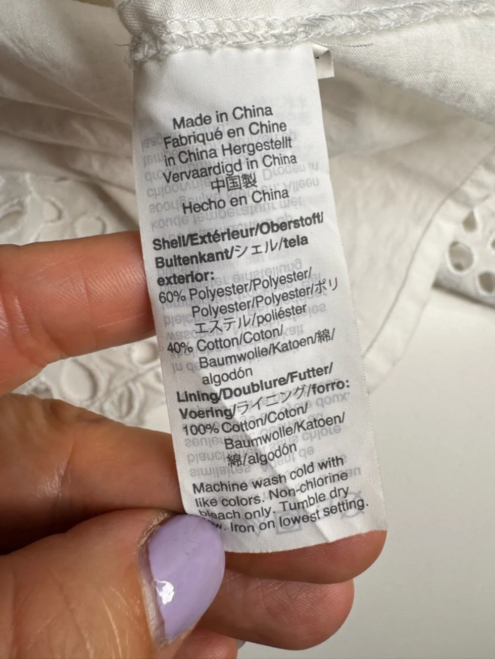 J. Crew White Eyelet Tiered Popover Dress - Picture 10 of 13